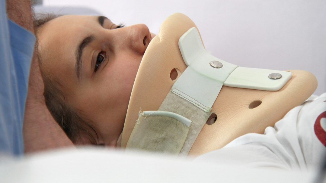 bad neck injury from accident